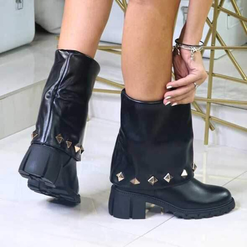 Botki damskie  7ASA6139.BLACK  (36/41,12par)