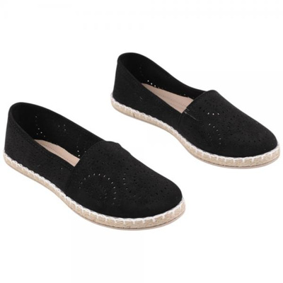 Balerinki damskie F37-1.BLACK (36/41,12par)
