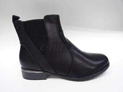 Botki damskie 7ASG-560.BLACK Ocieplane (36/41,12par)