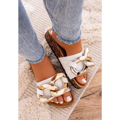 Klapki damskie 7A2020-30.WHITE (36/41,12par)