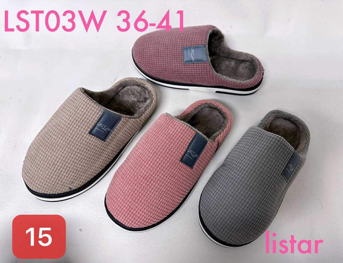 Kapcie damskie  7ALST03W.MIX    (36/41,12par)