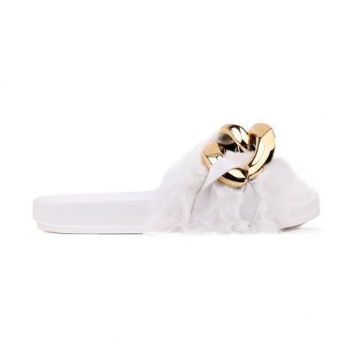 Klapki damskie HN57-2.WHITE (36/41,12par)