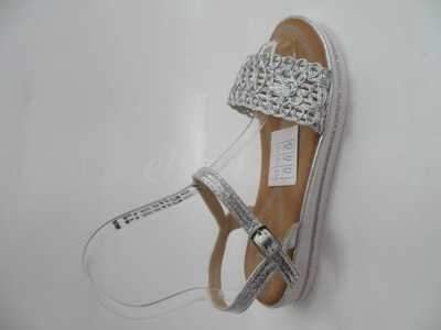 Sandały damskie 7AG5005-02.SILVER (36/41,12par)
