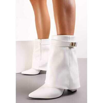 Botki damskie 7AH2280.WHITE  Ocieplany (36/41,12par)