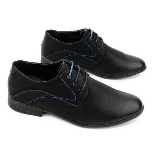 Półbuty chłopięce AB127B-6.BLACK/BLUE (36/41,12par)