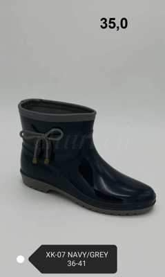 Kalosze damskie 7AXK-07.NAVY/GREY (36/41,12par)