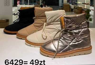 Botki damskie 7A6429.KOLORDOWYBORU Ocieplane (36/41,12par)