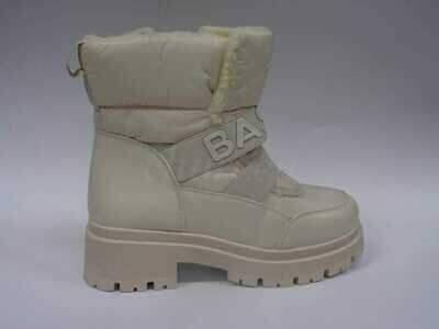 Botki damskie 7A6518-4.BEIGE Ocieplane (36/41,12par)