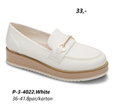 Półbuty damskie 3-4022.WHITE (36/41,8par)