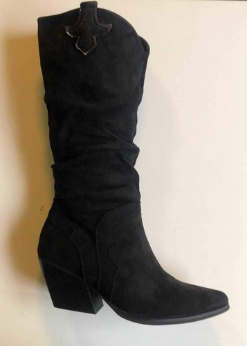 Kozaki damskie 7AY075.BLACK Ocieplane (36/41,12par)