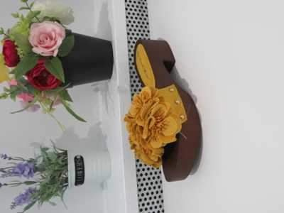 Klapki damskie 7ALS177.YELLOW (36/41,12par)