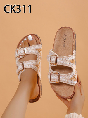 Klapki damskie CK311.BEIGE (36/41,12par)