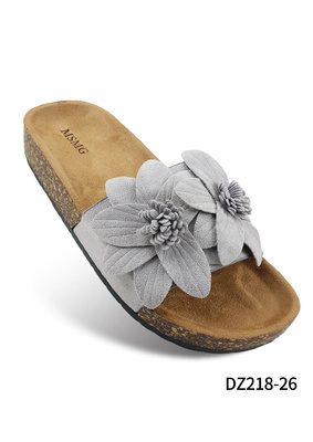 Klapki damskie DZ218-26.GREY (36/41,12par)