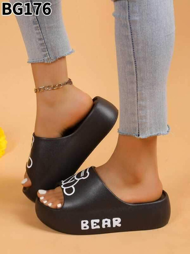 Klapki damskie  7ABG176.BLACK  (36/41,12par)
