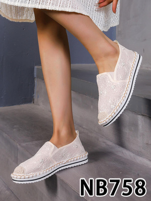 Balerinki damskie NB758.BEGIE (36/41,12par)