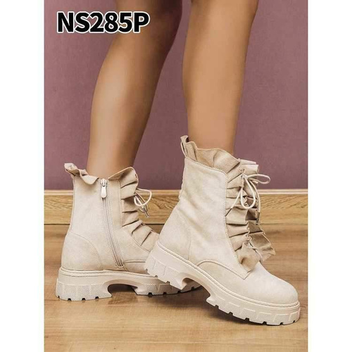 Botki damskie ocieplane NS285.BEIGE (36/41,12par)