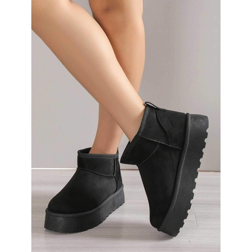 Botki damskie ocieplane  7AVL213.BLACK  (36/41,12par)