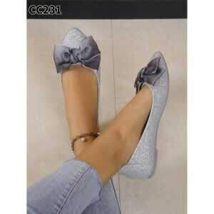 Balerinki damskie CC231.SILVER (36/41,12par)
