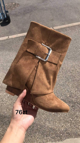 Botki damskie 7A1212.CAMEL ZAM  (36/41,12par)