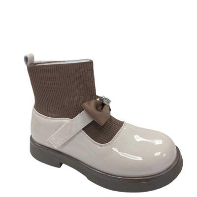 Botki dziewczęce  5AGC19.BEIGE  (31/36,12par)