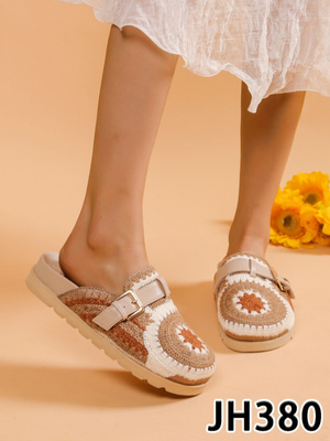 Klapki damskie 7AJH380.KHAKI (36/41,12par)