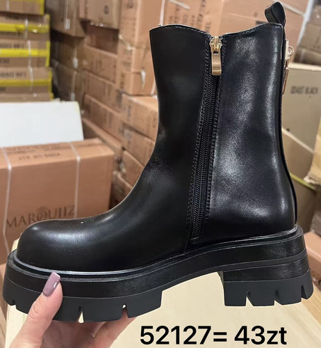 Botki damskie 52127.BLACK (36/41,12par)