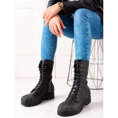 Botki damskie ocieplane 7A2557.BLACK (36/41,12par)
