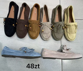 Mokasyny damskie 1501.KOLORDOWYBORU (36/41,12par)