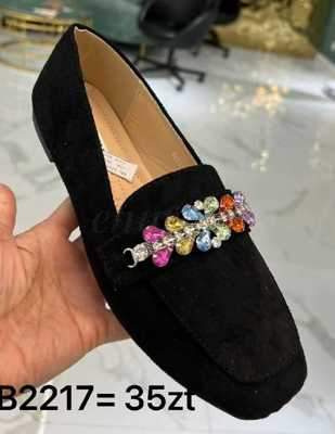 Balerinki damskie 7AB2217.BLACK (36/41,12par)