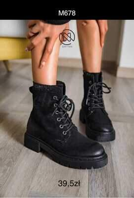 Botki damskie 7AM678.BLACK (36/41,12par)