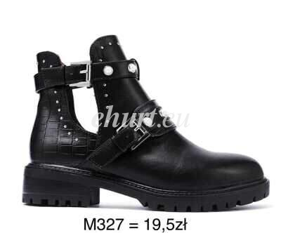 Botki damskie 7AM327.BLACK (36/41,12par)