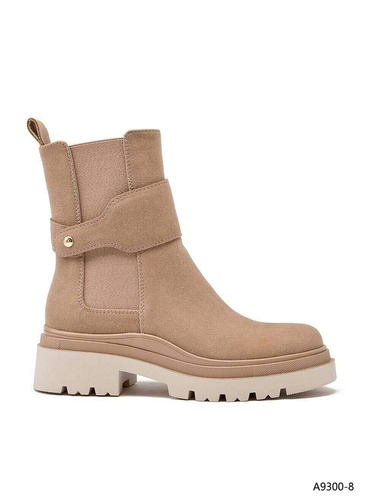 Botki damskie ocieplane A9300-8.BEIGE (36/41,12par)