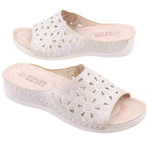 Klapki damskie DE985-8.BEIGE (36/41,12par)