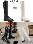 Kozaki damskie F180.KOLORDOWYBORU (36/41,12par)