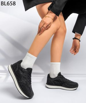 Buty sportowe damskie  7ABL658.BLACK (36/41,12par)