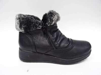 Botki damskie 7A2905.BLACK Ocieplane (37/42,12par)