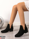 Botki damskie 7ANS560.BLACK (36/41,12par)