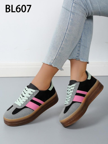 Buty sportowe damskie BL607.BLACK (36/41,12par)