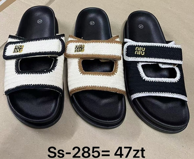 Klapki damskie SS-285.KOLORDOWYBORU (36/41,12par)