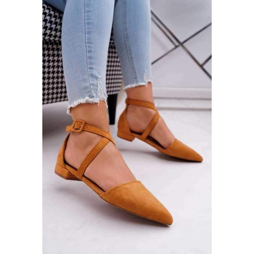 Balerinki damskie 7ALL213.CAMEL (36/41,12par)