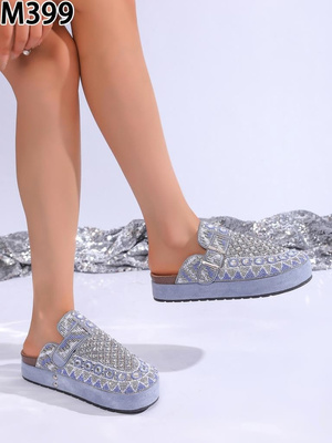 Klapki damskie  7AM399.BLUE (36/41,12par)