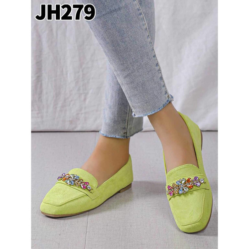 Balerinki damskie JH279.GREEN  (36/41,12par)
