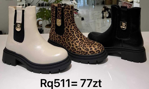 Botki damskie RQ511.BLACK (36/41,12par)