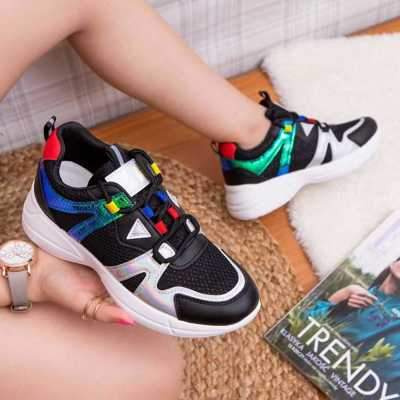 Buty sportowe damskie 7AJF-876.BLACK (36/41,12par)