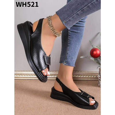 Sandały damskie 7AWH521.BLACK (36/41,12par)