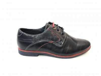 Półbuty chłopięce 5AAB121C-8.NAVY/RED (31/36,8par)