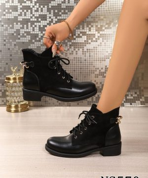 Botki damskie ocieplane NS570.BLACK (36/41,12par)