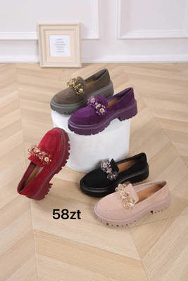 Półbuty damskie 7AG425.KOLORDOWYBORU (36/41,12par)