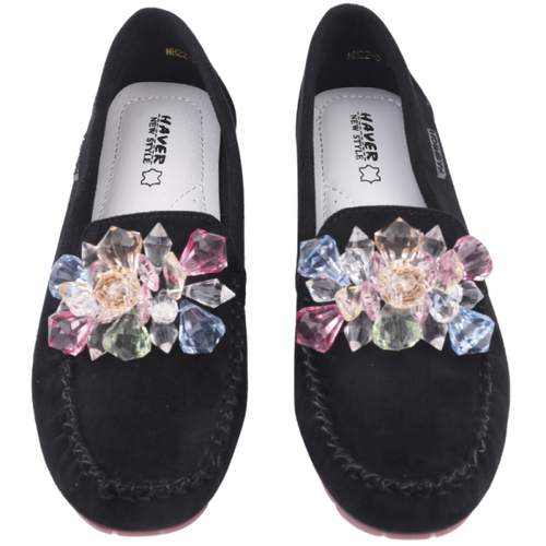 Mokasyny damskie MH22-3.BLACK (36/41,12par)