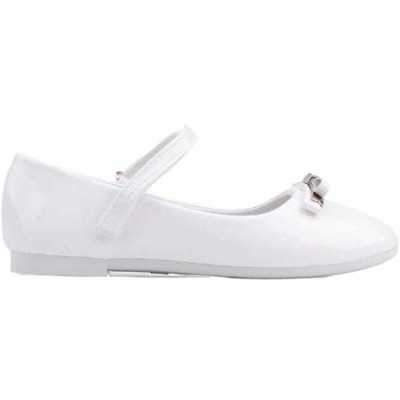 Balerinki dziewczęce 3ASH28D-1.WHITE (24/29,12par)